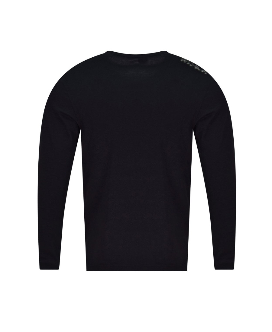 Hugo Boss Logo Long-sleeved T-shirt In Black