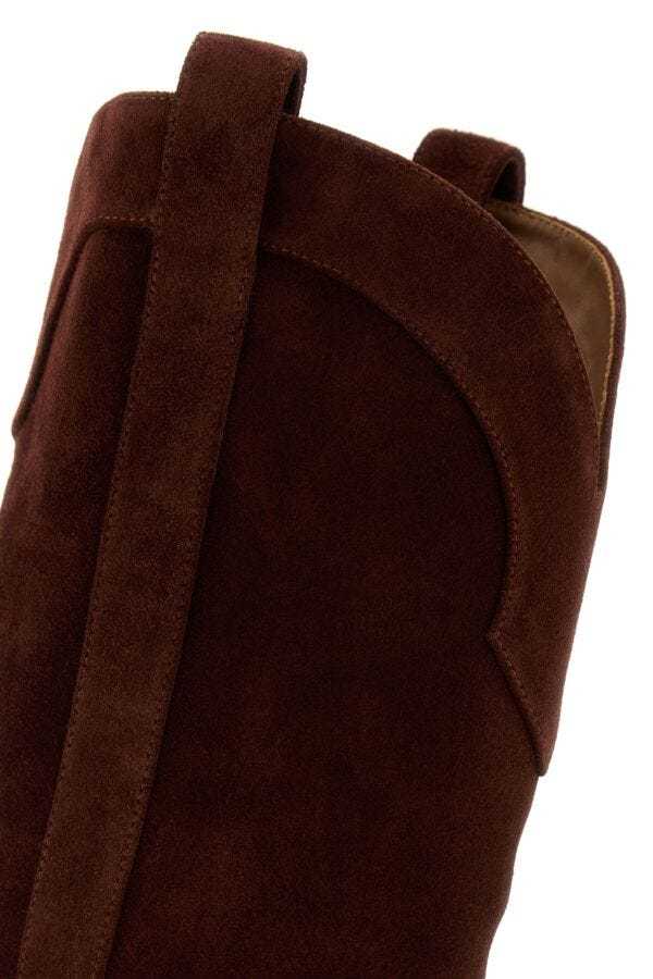 Shop Paris Texas 95mm Paloma Boots In Brown