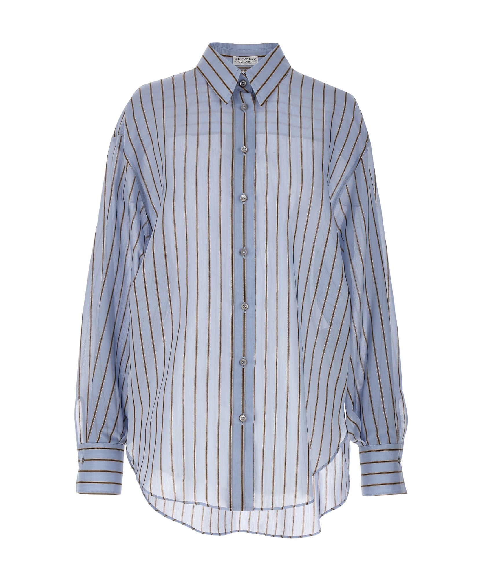 Brunello Cucinelli Lurex In Gray