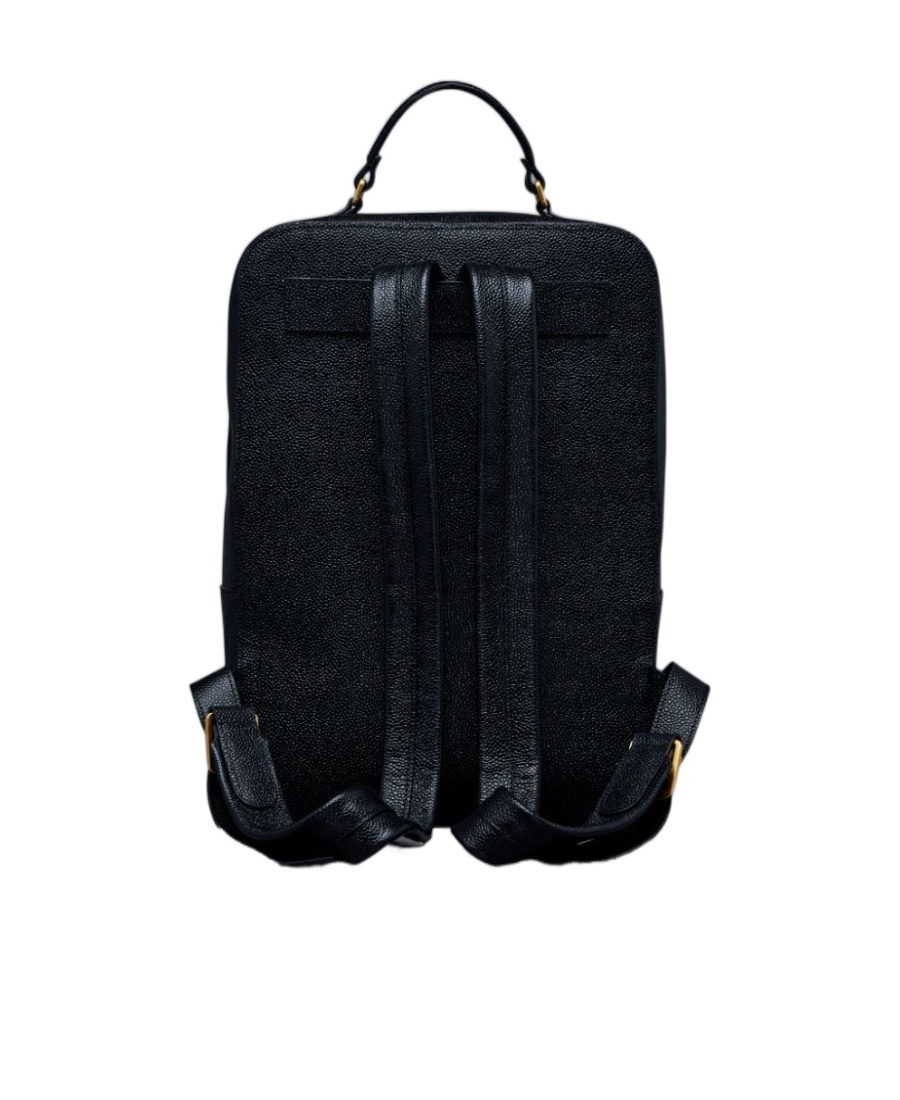 THOM BROWNE PEBBLE TEXTURE BACKPACK