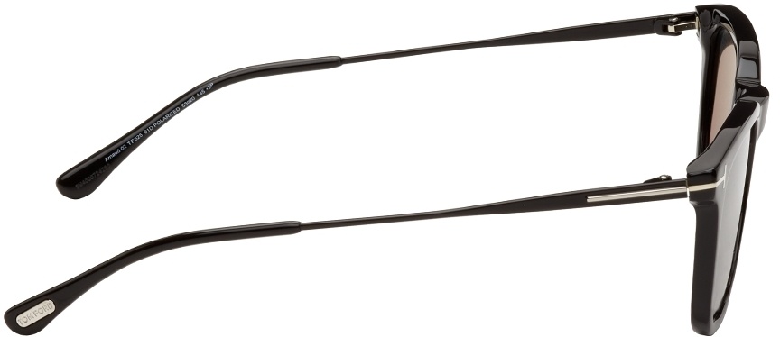 Tom Ford Logo Square Sunglasses In Green