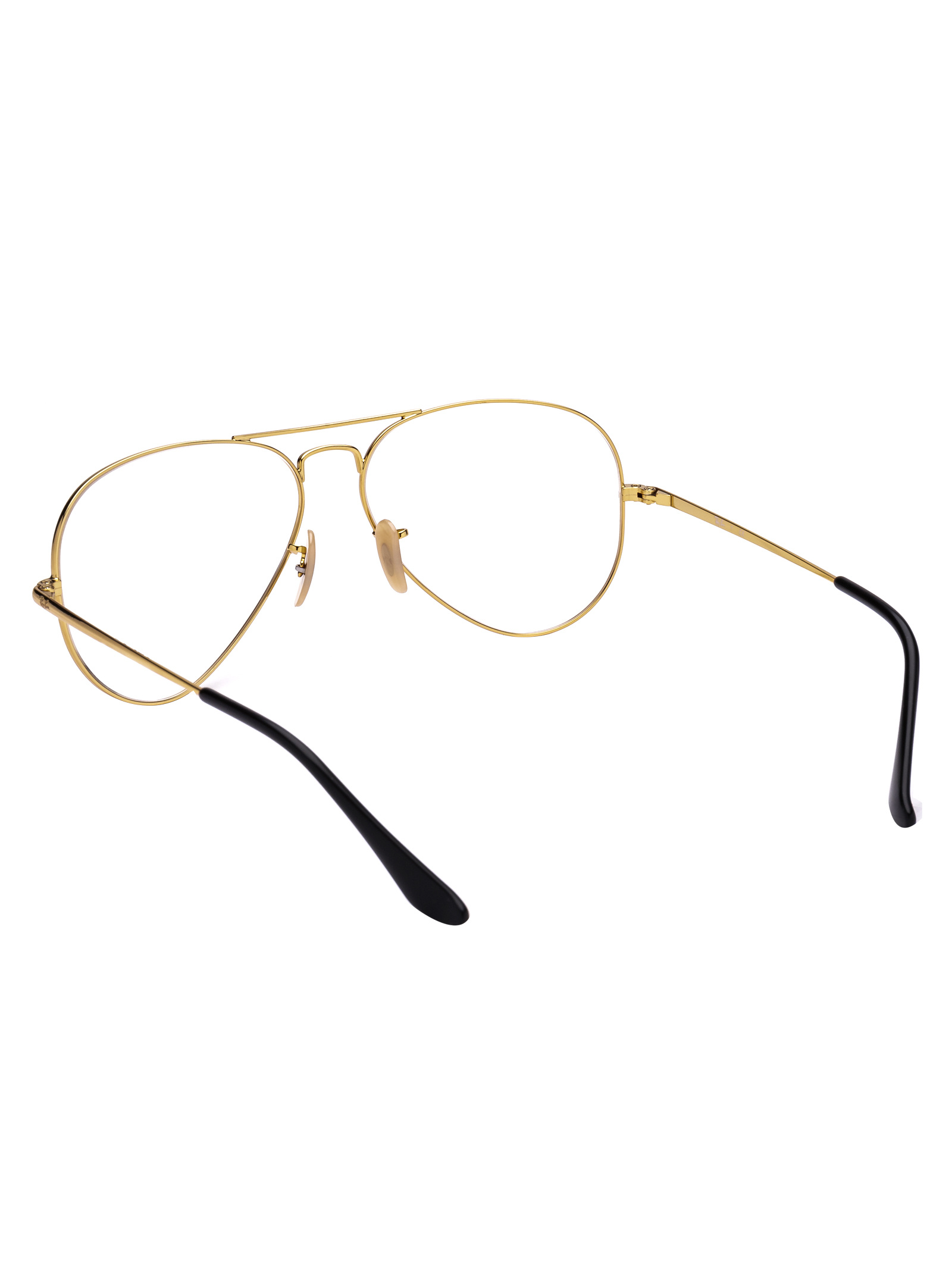 Ray Ban Large Frame Flat Mirror In White