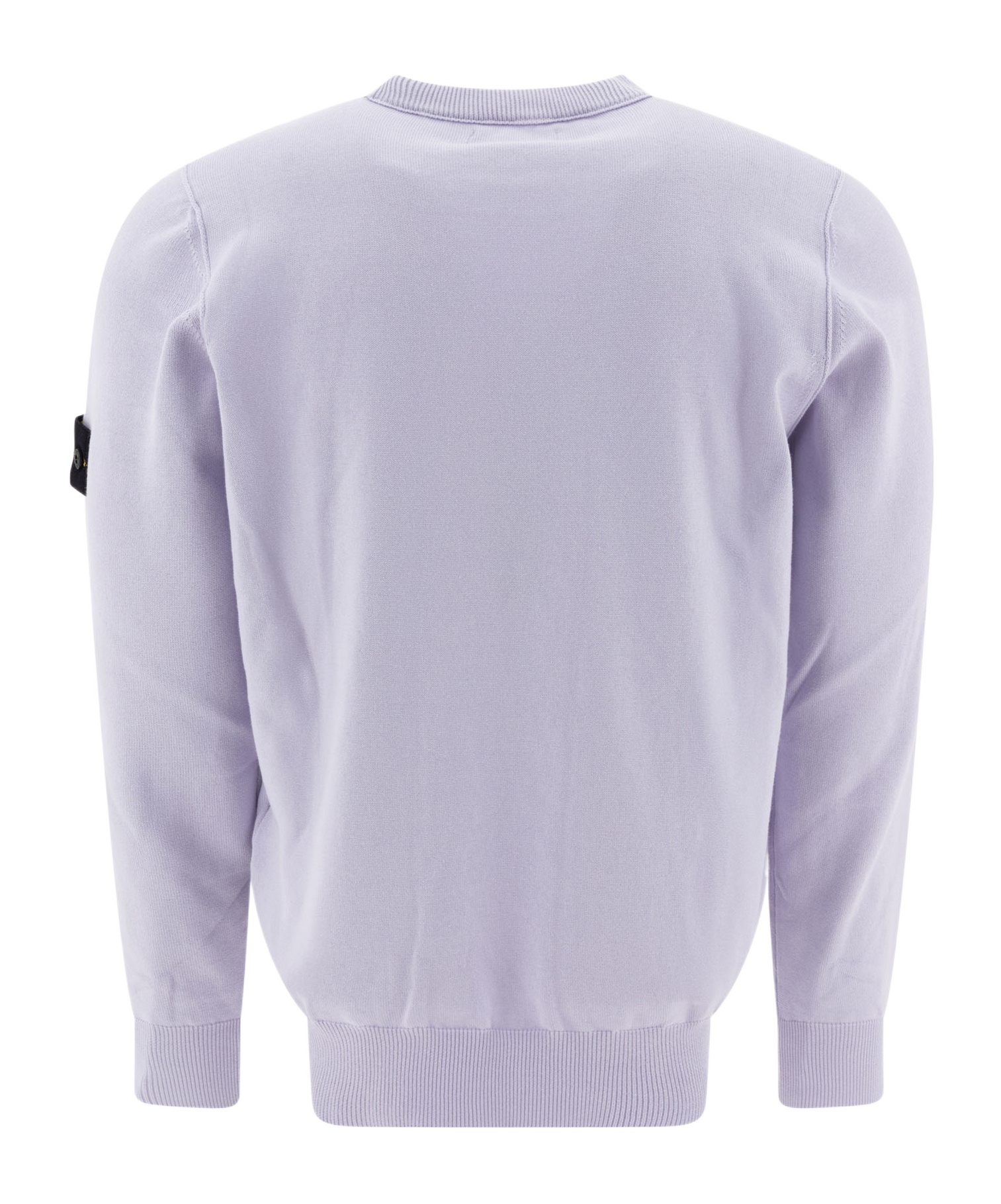 Stone Island Compass-motif Jersey-fleece Sweatshirt In White