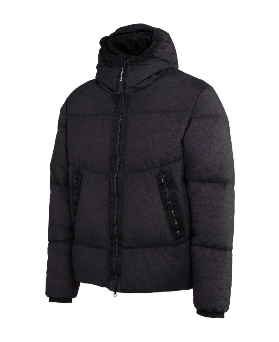 C.p. Company Co-ted Goggle Down Jacket In Black