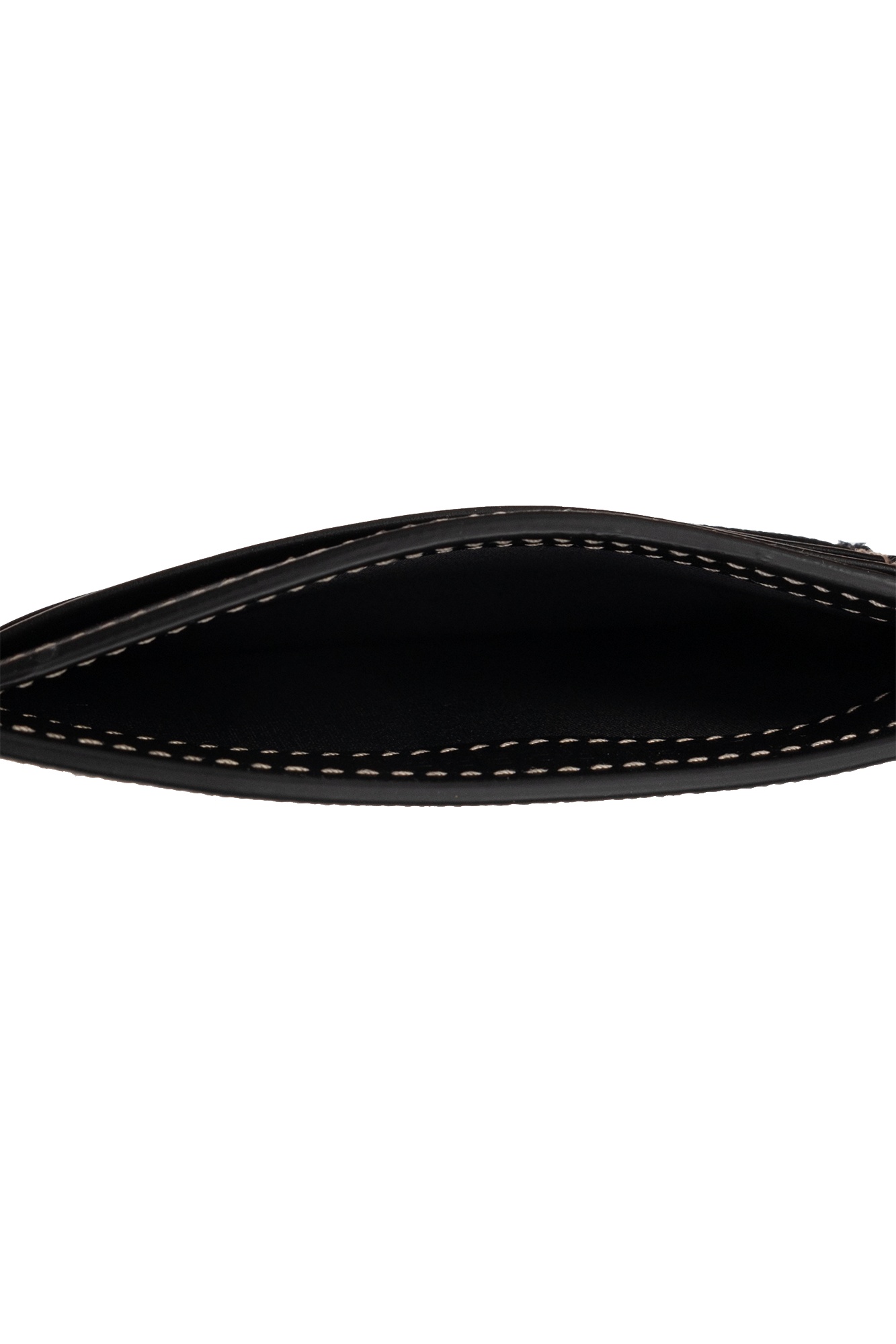 Burberry Check-print Money-clip Wallet In Black
