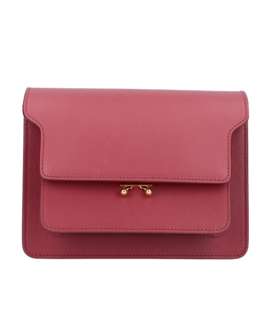 Marni Trunk Mini Shoulder Bag In Pink