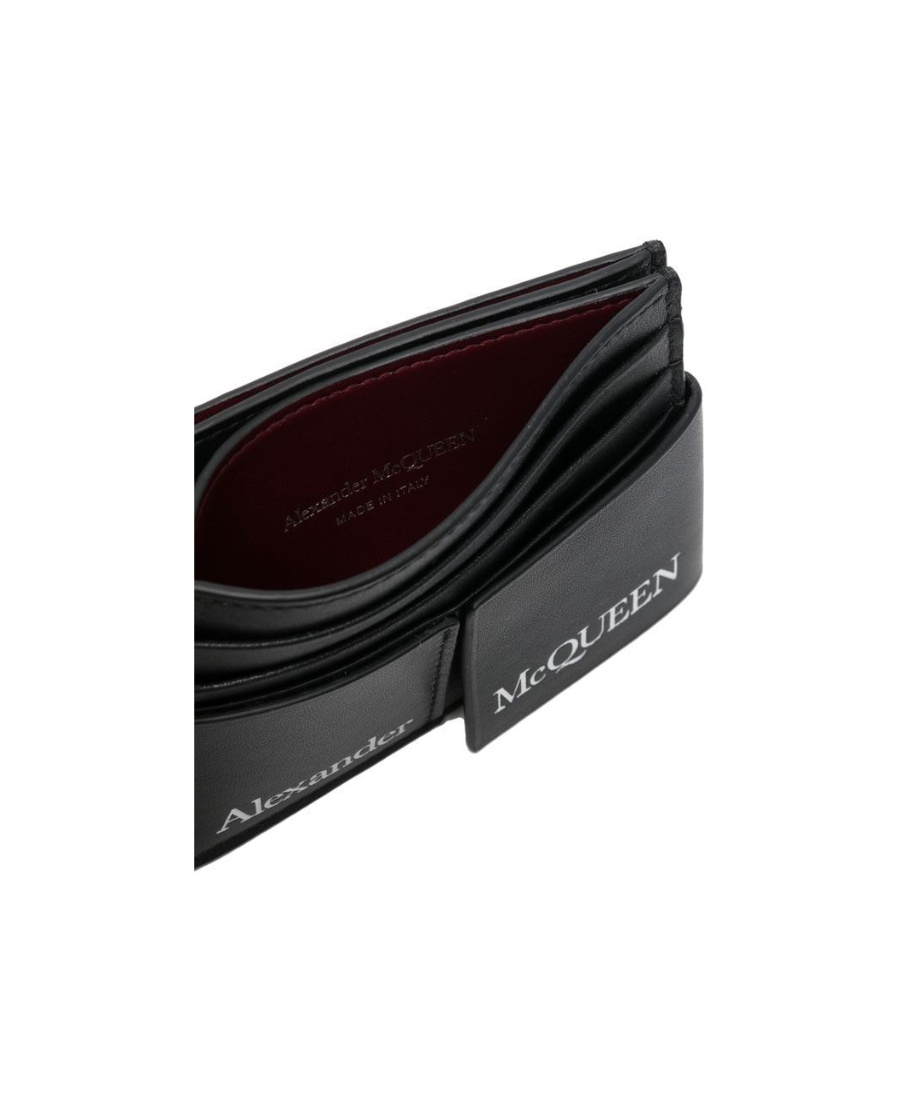 Alexander Mcqueen Men's Card Holder In Black