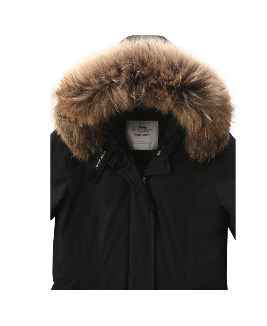 WOOLRICH DETACHABLE WOOL COLLAR PARKER COAT