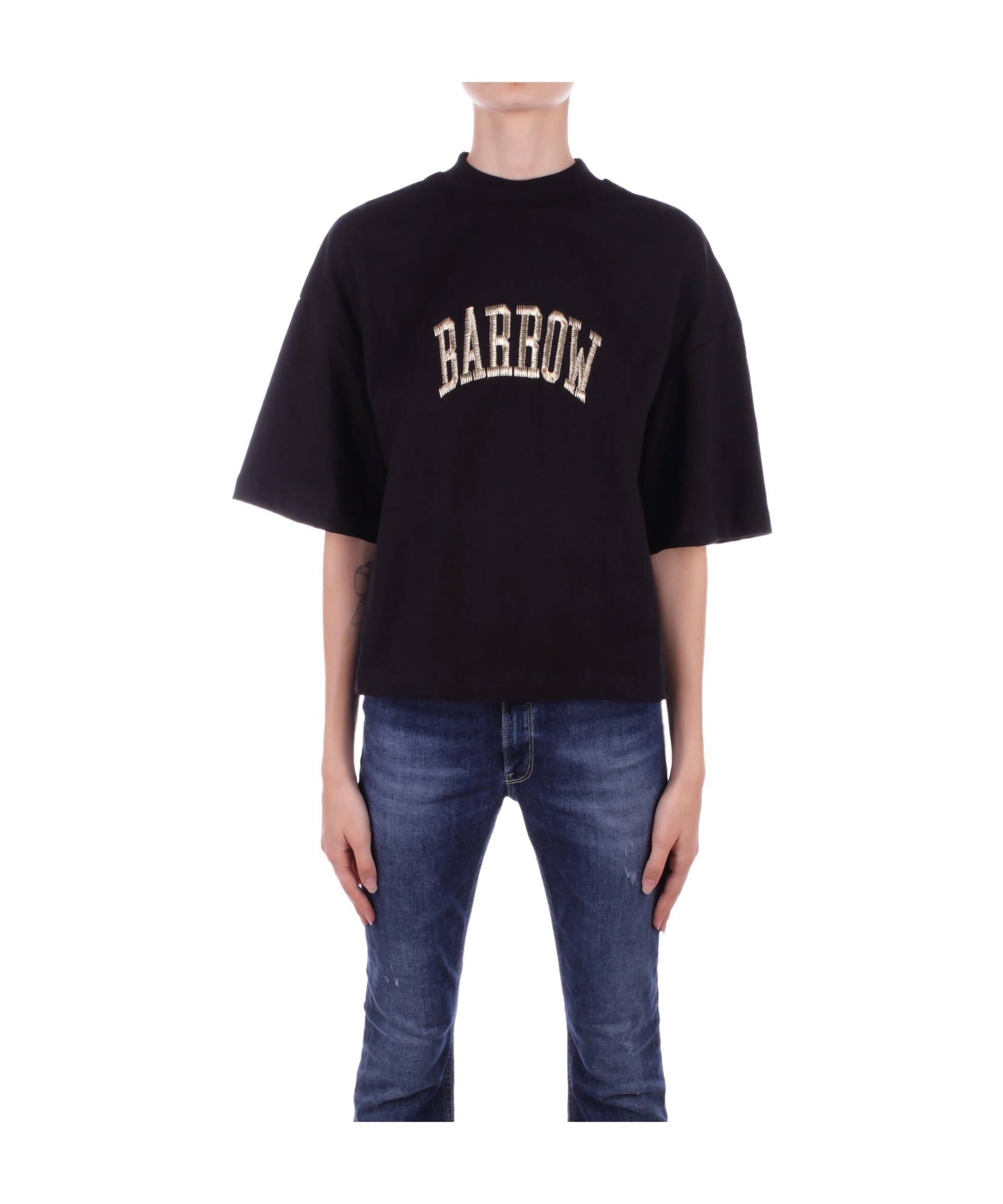 Barrow Short-sleeved T-shirt In Black