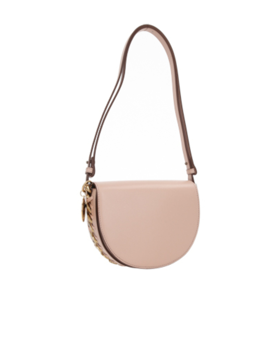 Stella Mccartney Frayme Shoulder Bag In Nude