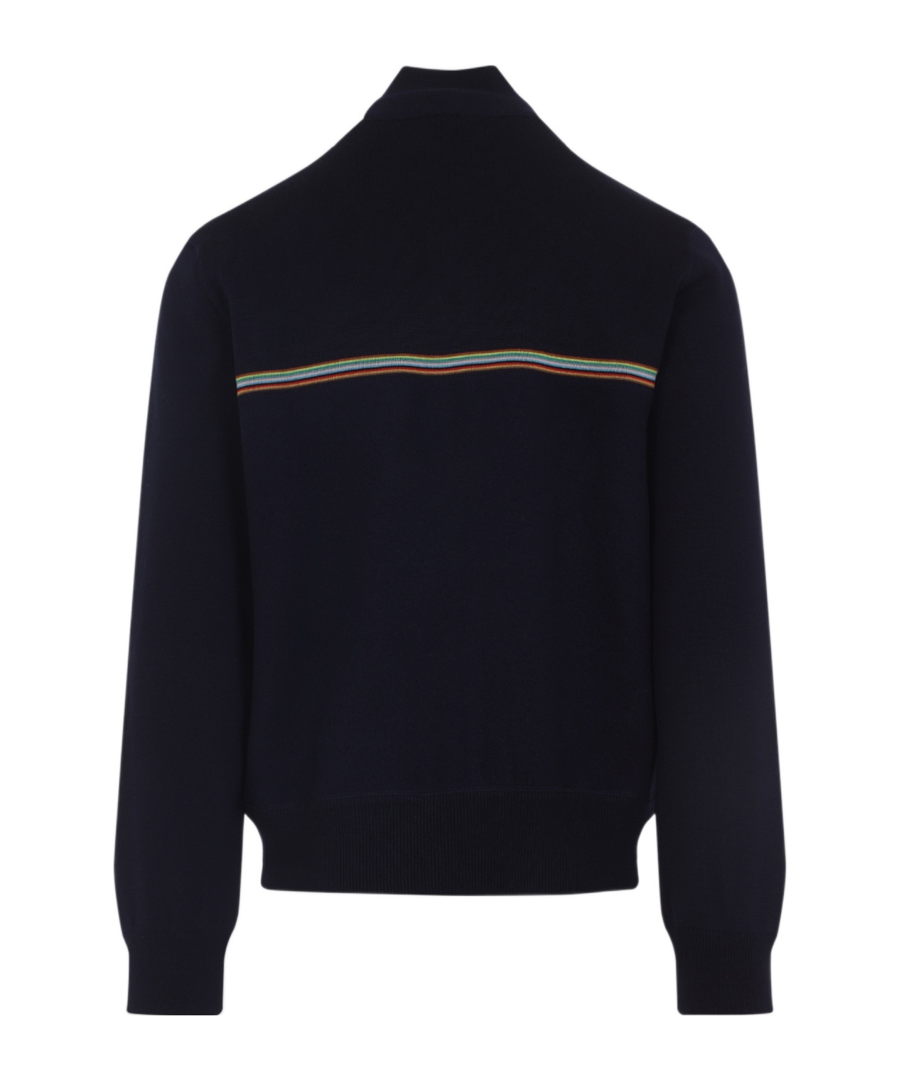 Ps By Paul Smith Ps Paul Smith Wool Bomber Jacket In Black