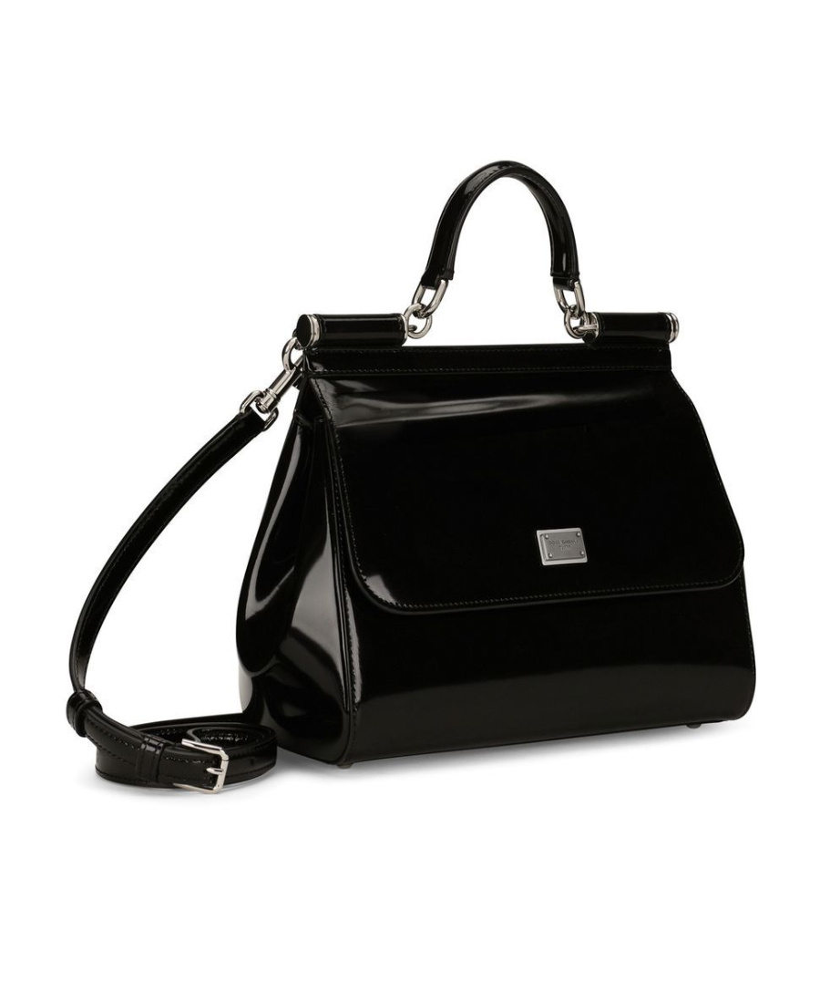Dolce & Gabbana Kim Dolce&gabbana Medium Sicily Handbag In Black