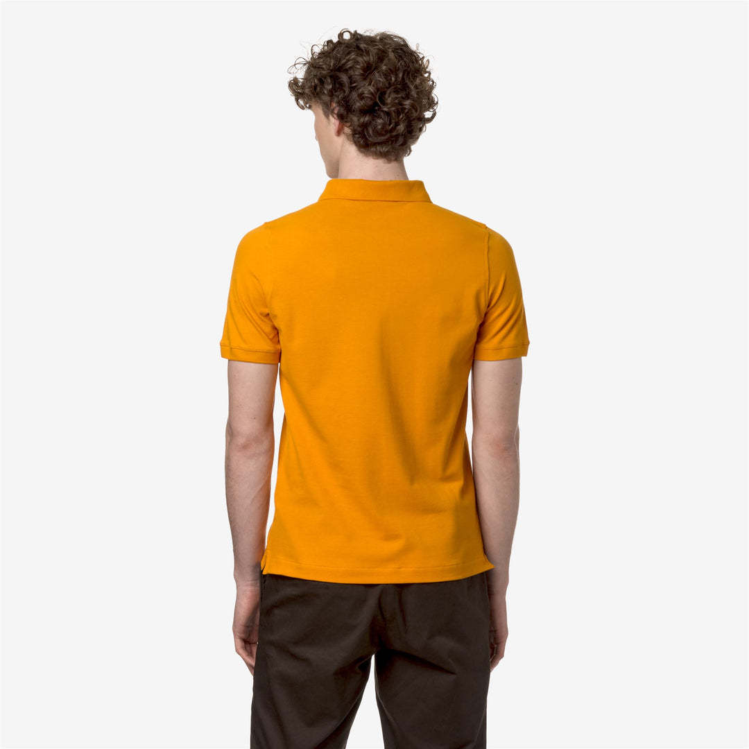 K-way Polo Shirt In Orange