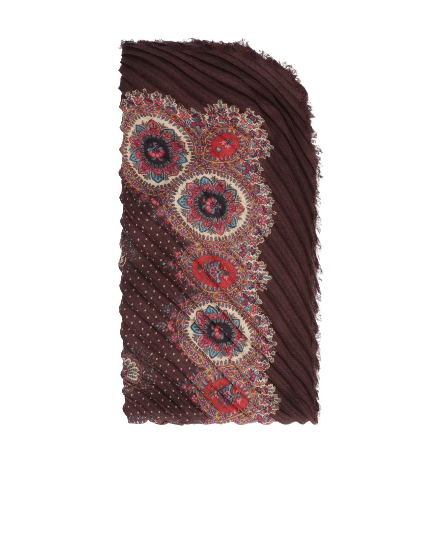 ETRO PAISLEY PATTERNED-JACQUARD SCARF 
