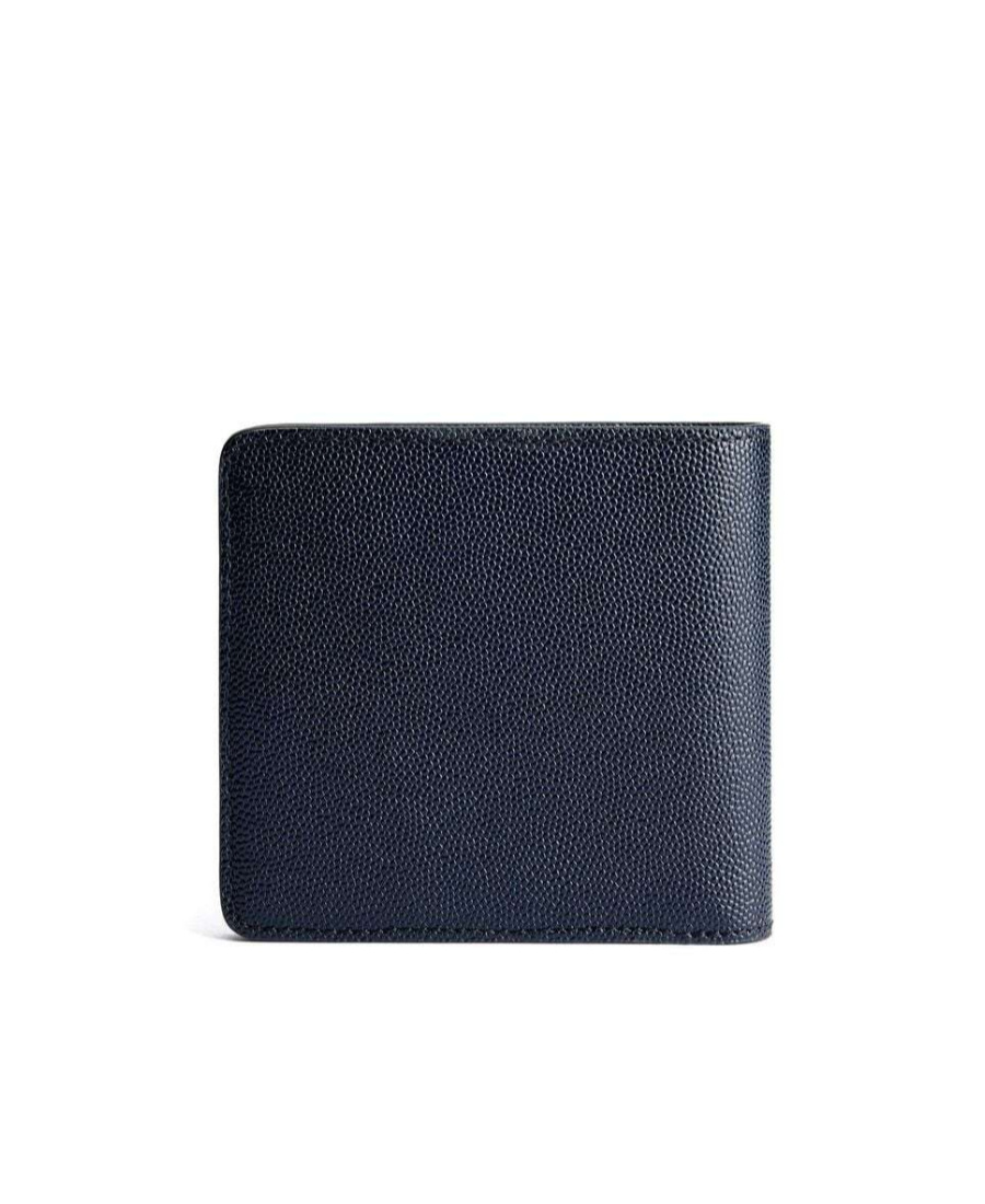 Ami Alexandre Mattiussi Logo-plaque Leather Wallet In Black