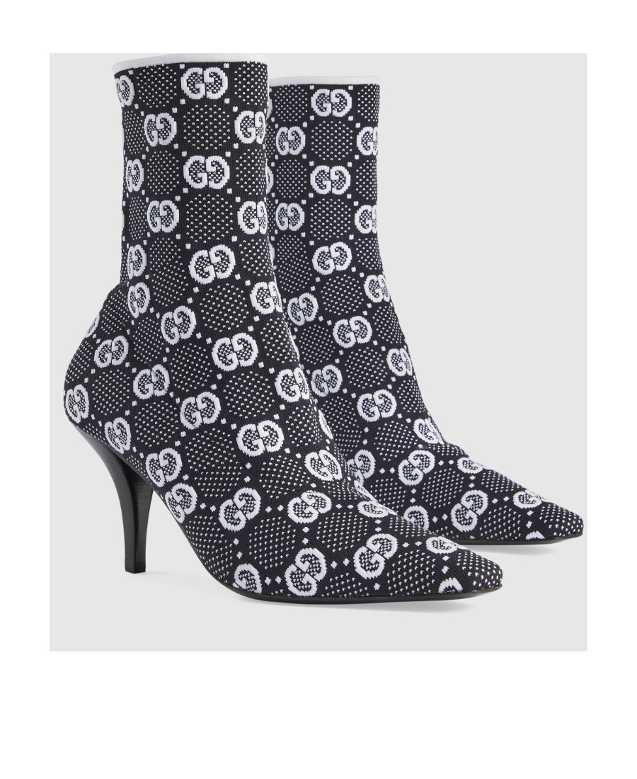 Shop Gucci Interlocking-g Ankle Boots In Black