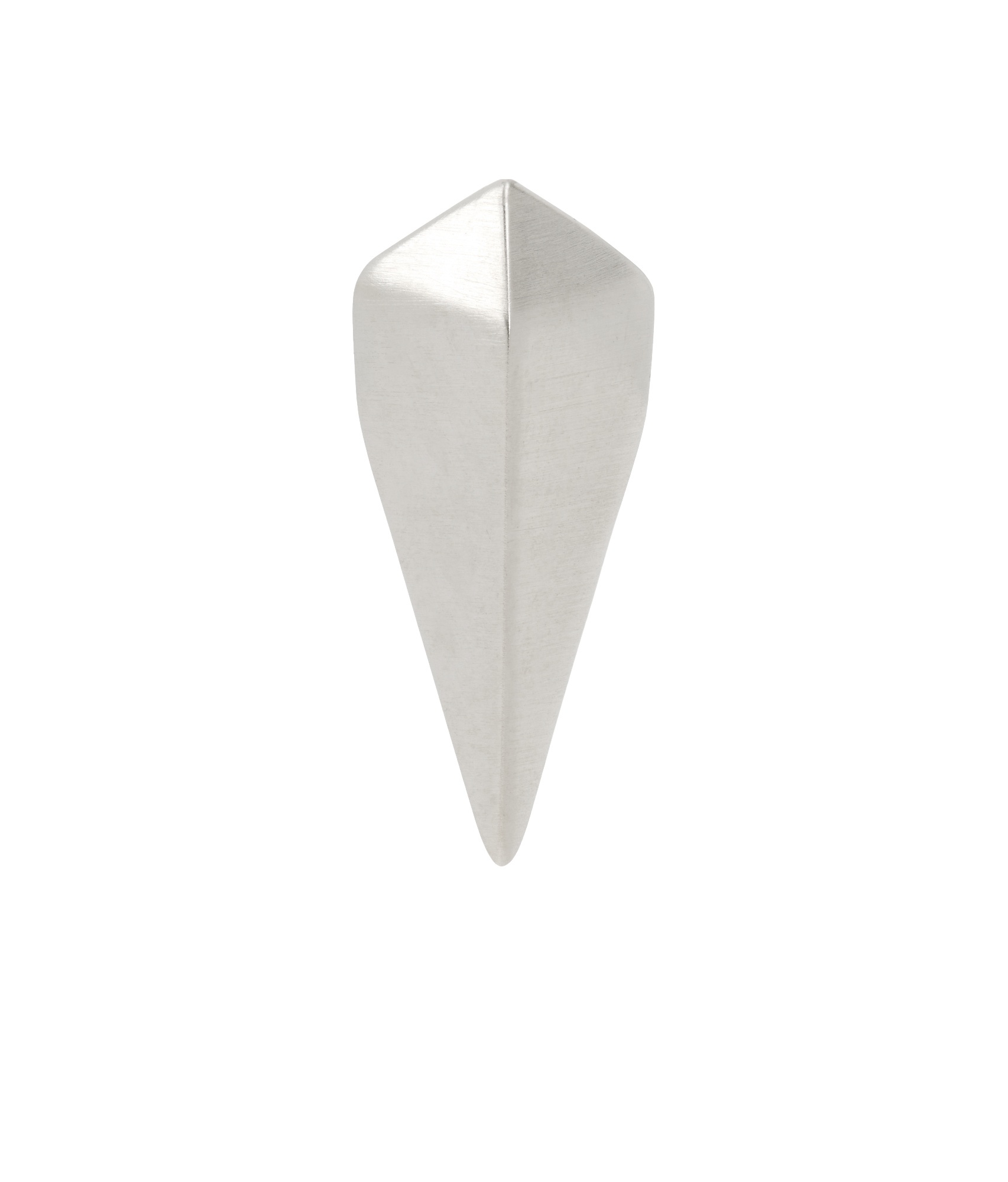 Rick Owens Geometric Single Earring In White