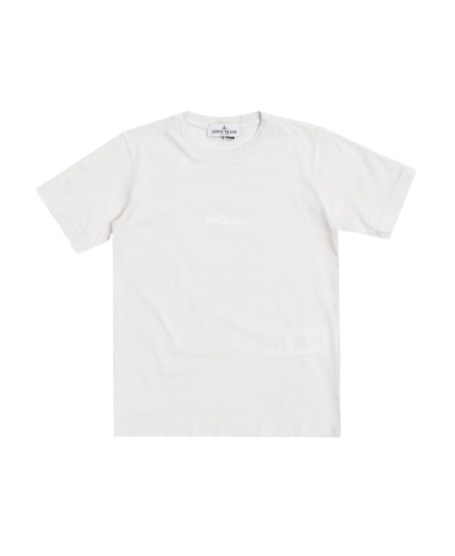 Stone Island Compass-print T-shirt In Gray
