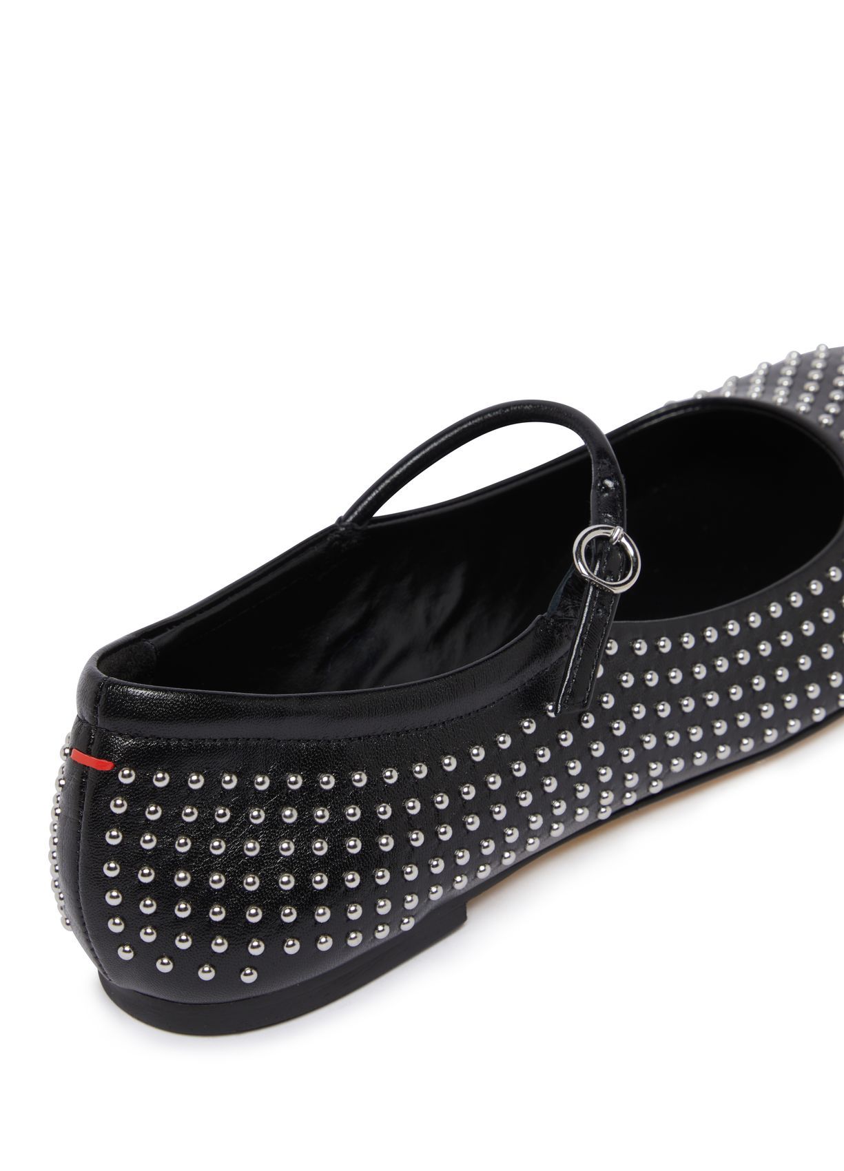 Aeyde Square Toe Ballet Flats In Black