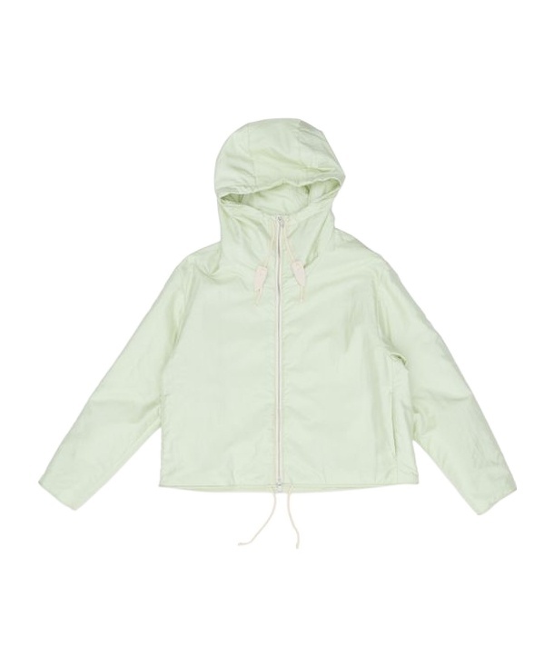 Jil Sander Drawstring Hooded Jacket In White
