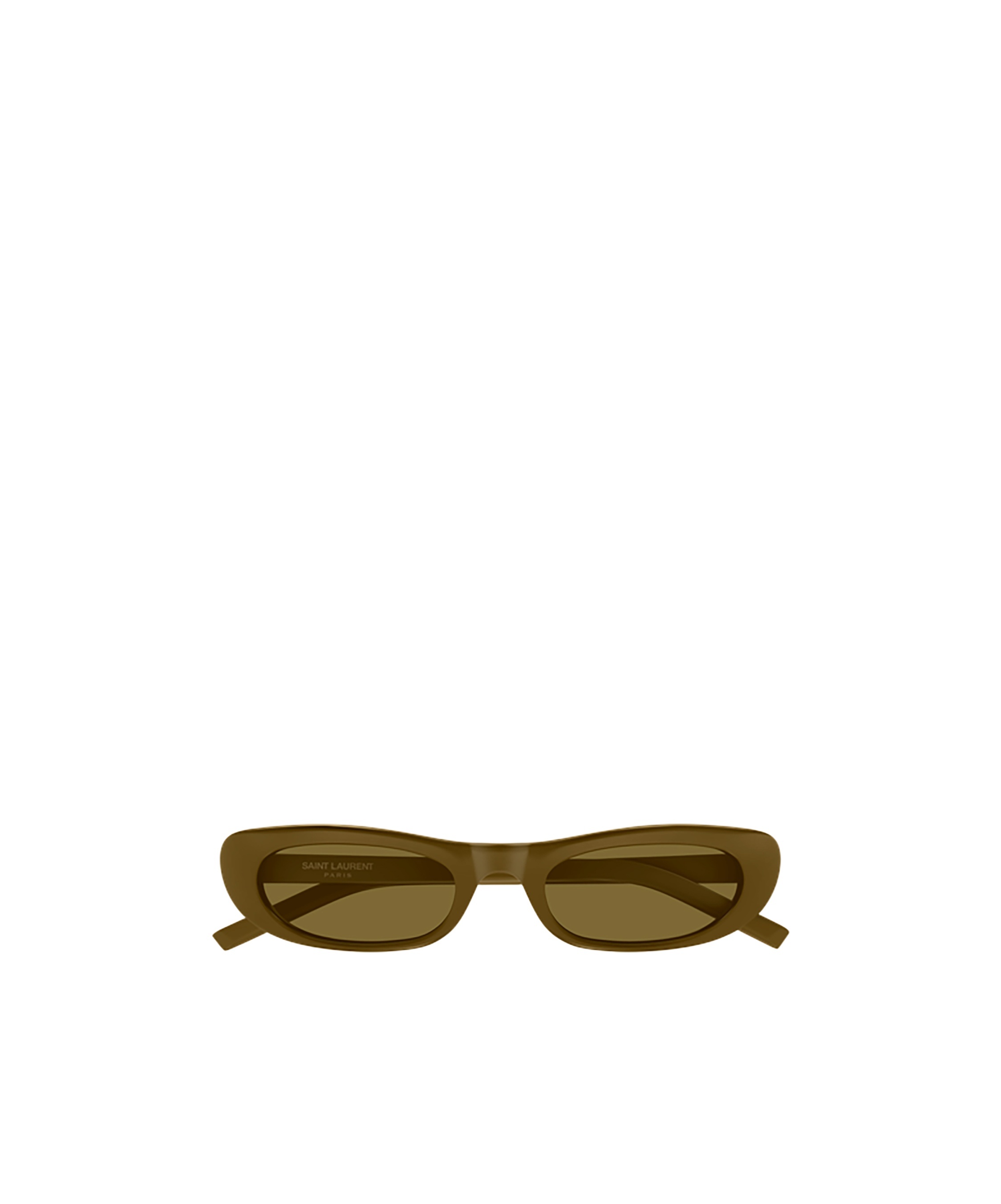 oval-frame sunglasses