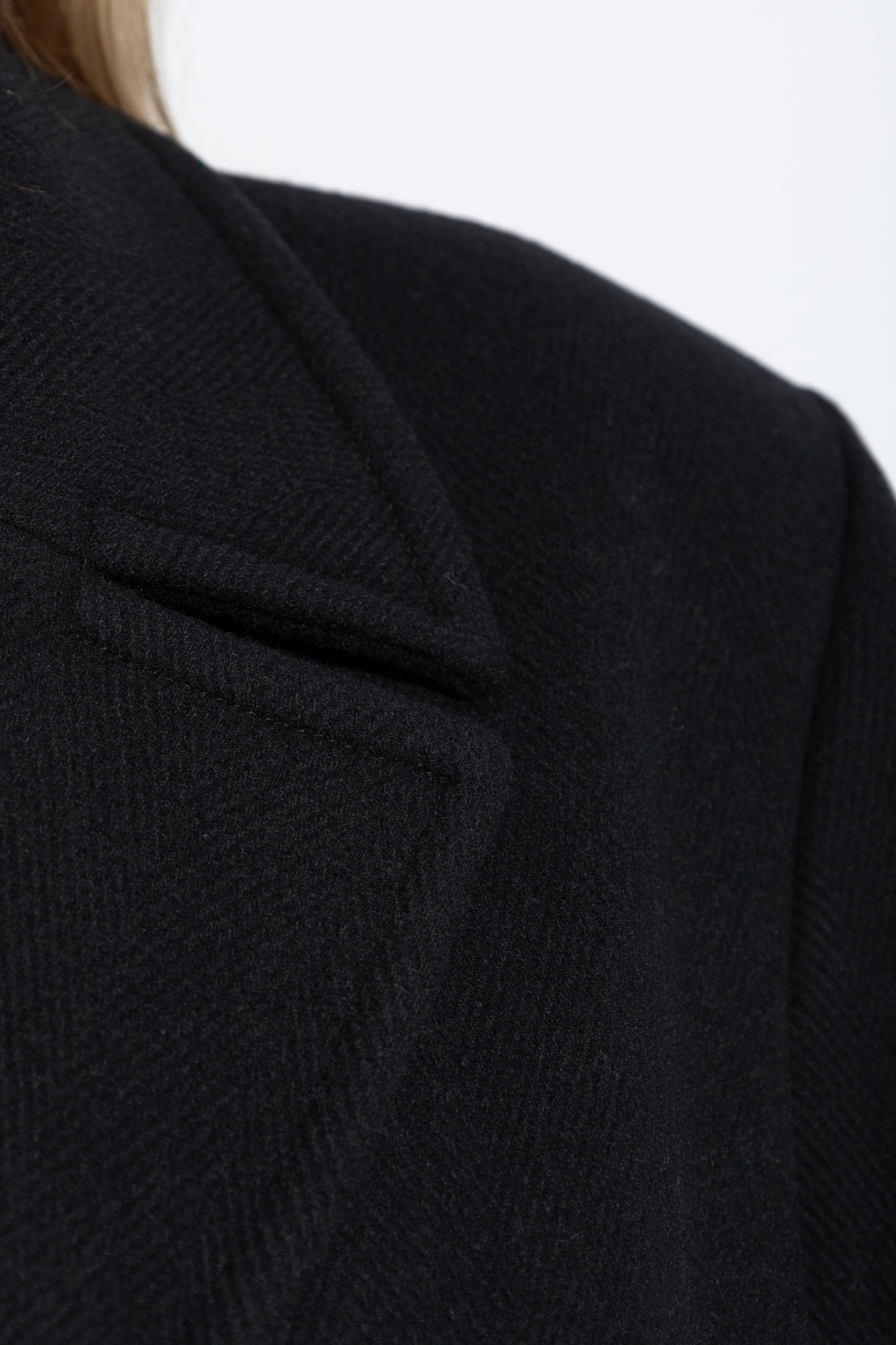 Shop Anine Bing Double-breasted Coat In Black