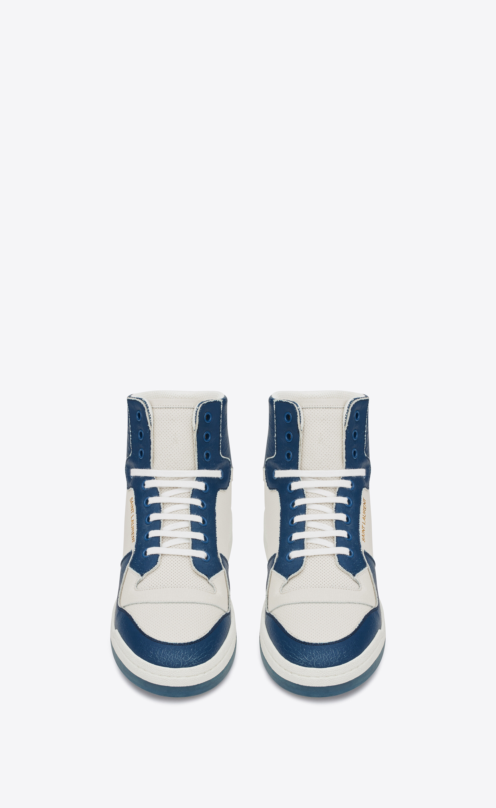 Saint Laurent High-top Sneakers In White