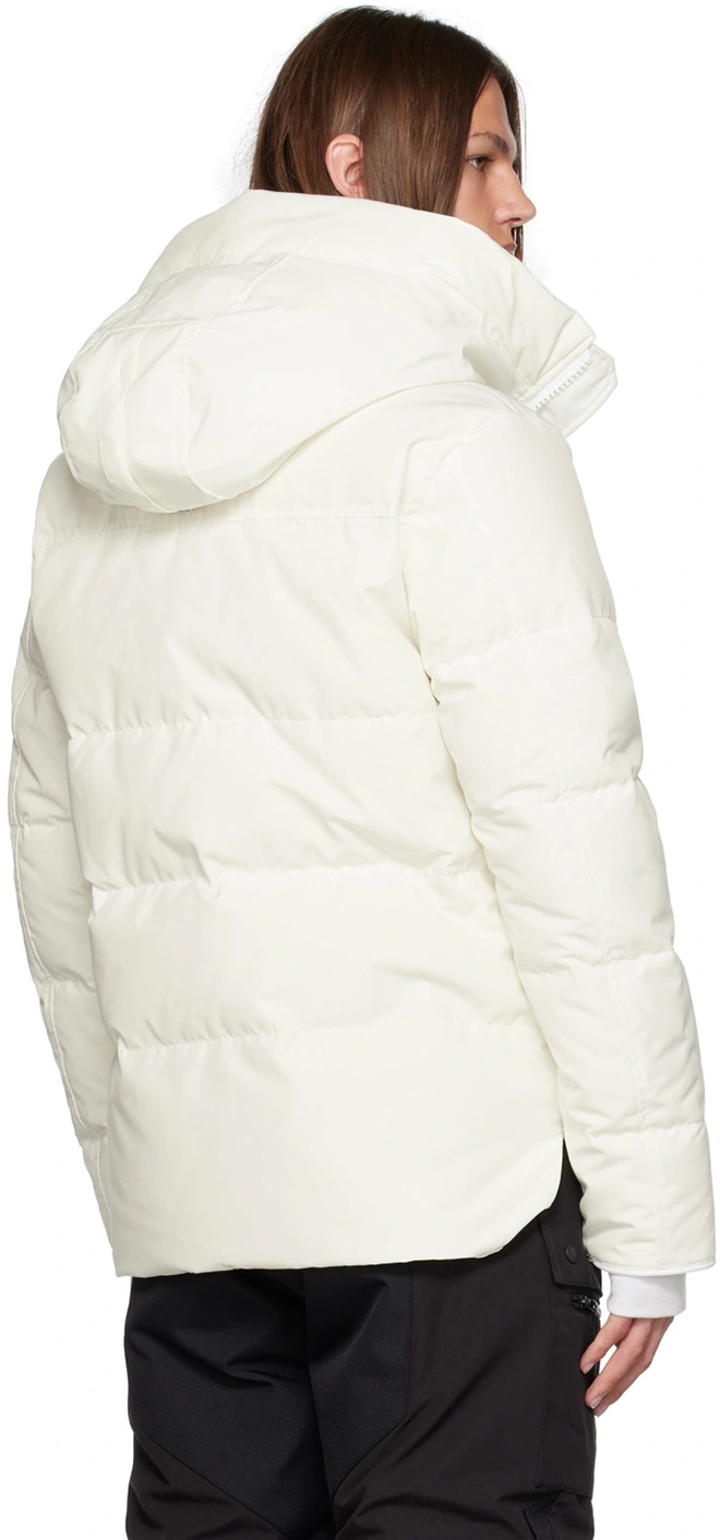 Canada Goose Humanature Series Macmillan Quilted Down Jacket In White