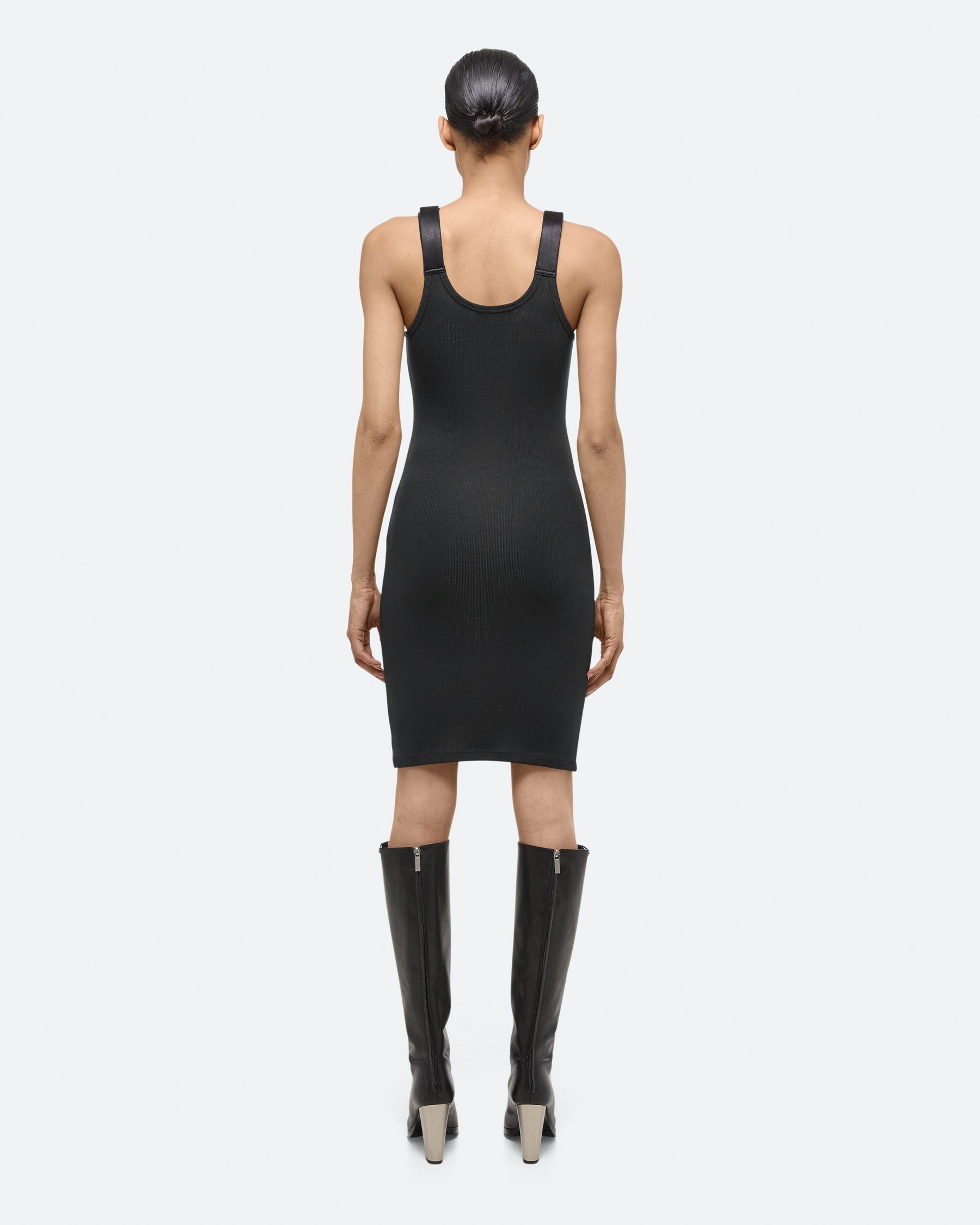 Helmut Lang Women's Ribbed Tank Dress In Black