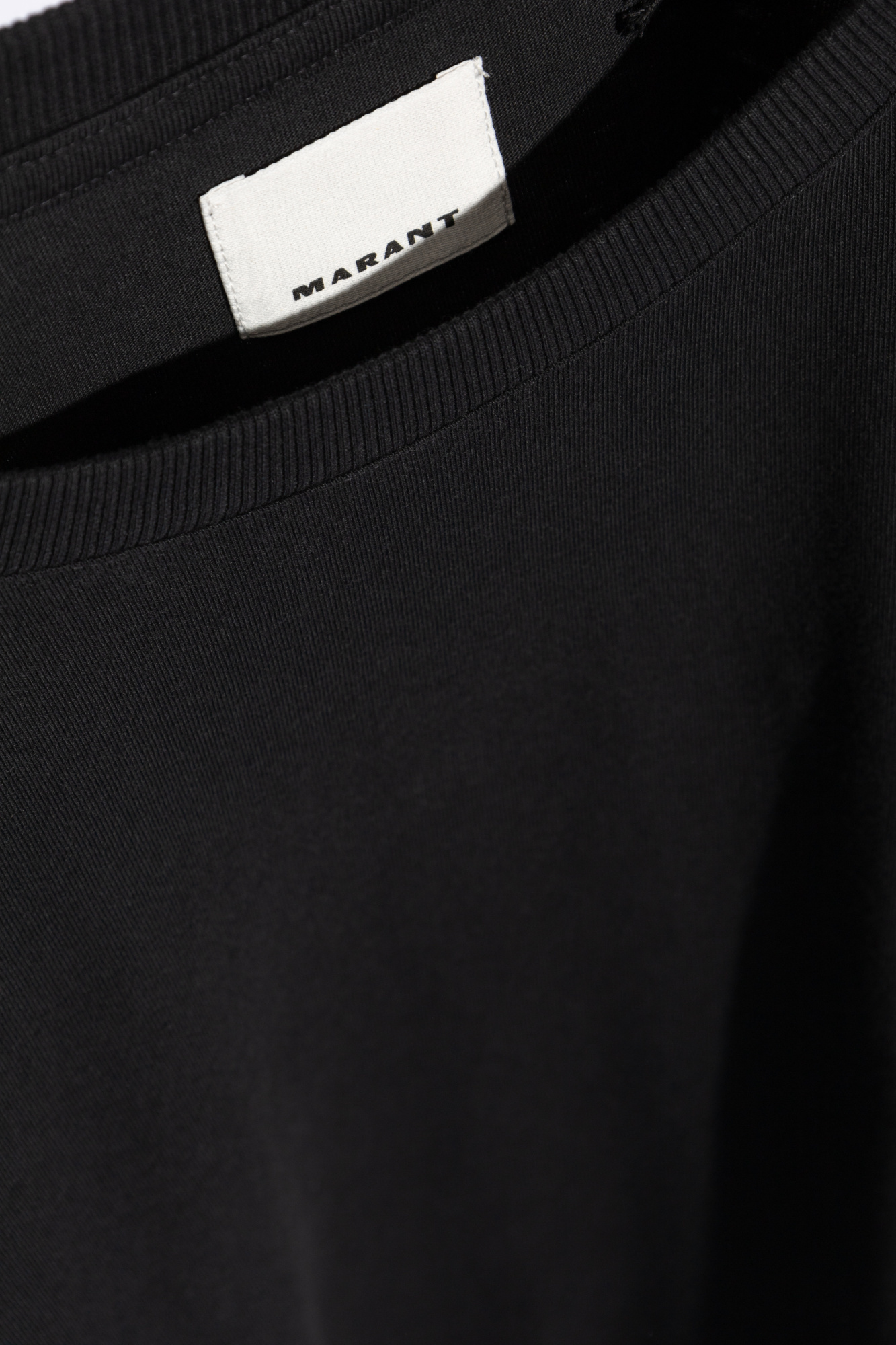 Isabel Marant Logo-print Cotton T-shirt In Black