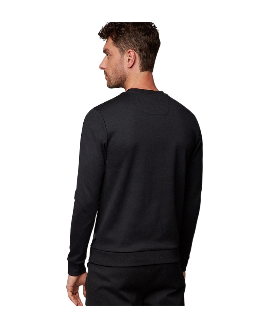 HUGO BOSS ROUND-NECKED LOGO SWEATER 