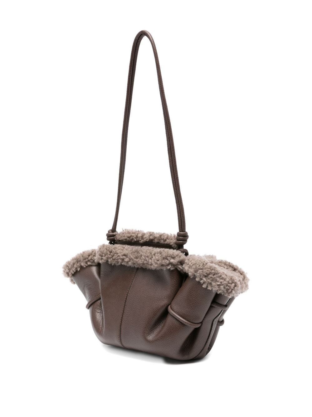 Hereu Women Arta Mini Leather Handbag In Brown