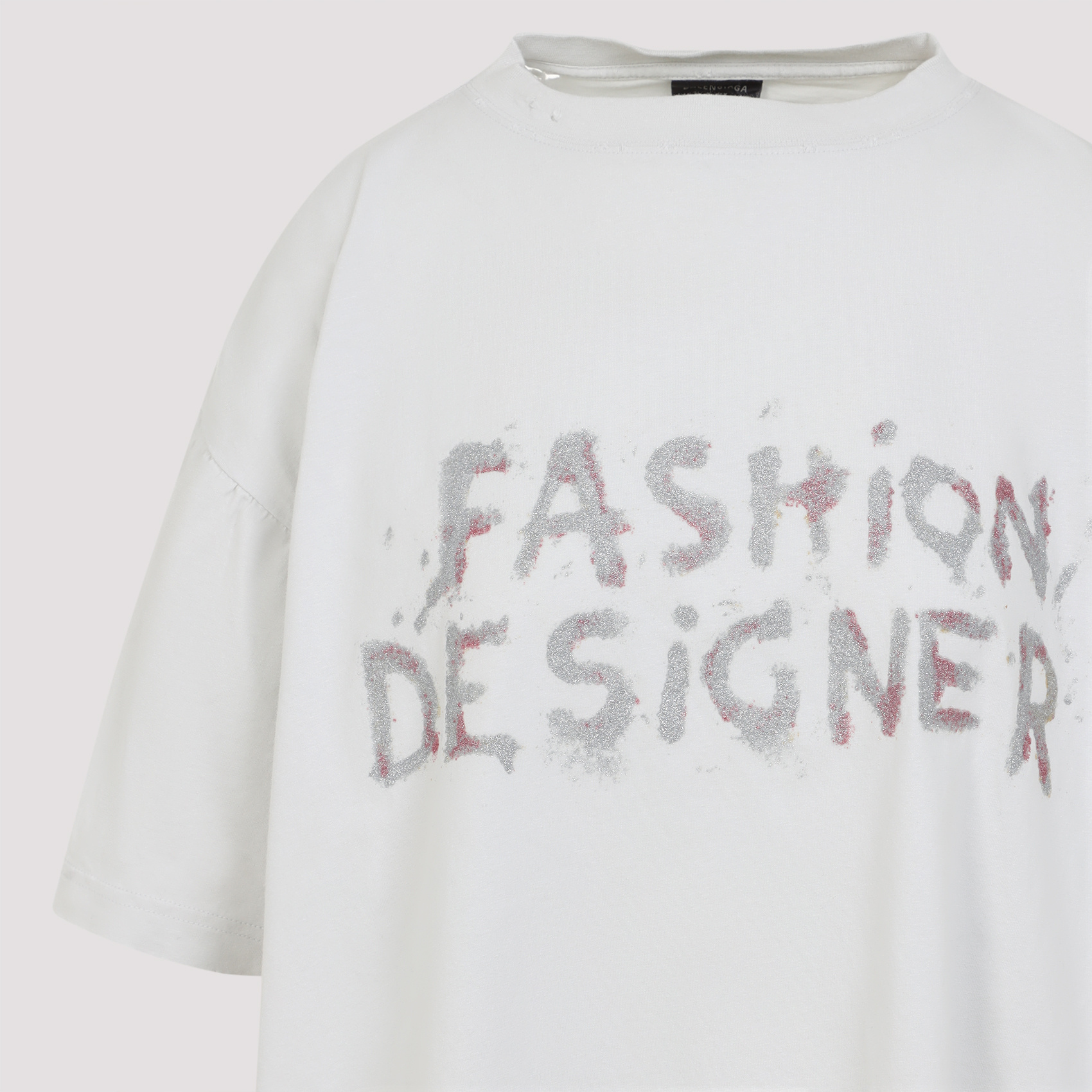 Balenciaga Short Sleeve T-shirt In White