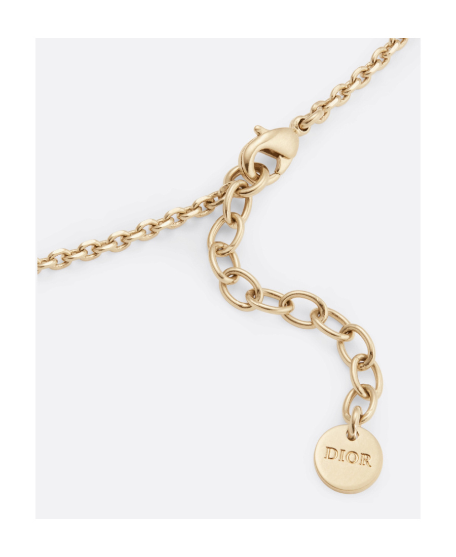 Shop Dior Plan De Paris Necklace In Yellow