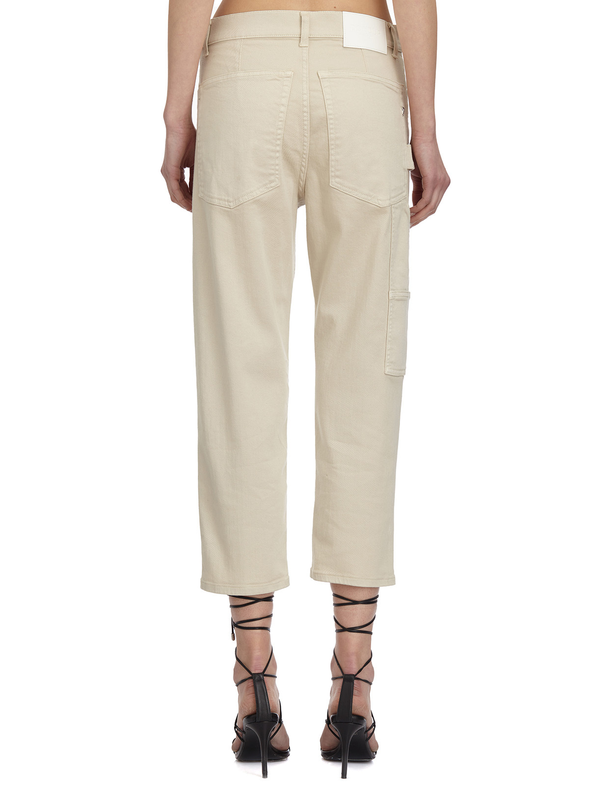 Dondup Pantalone In Denim Carrie In Neutral
