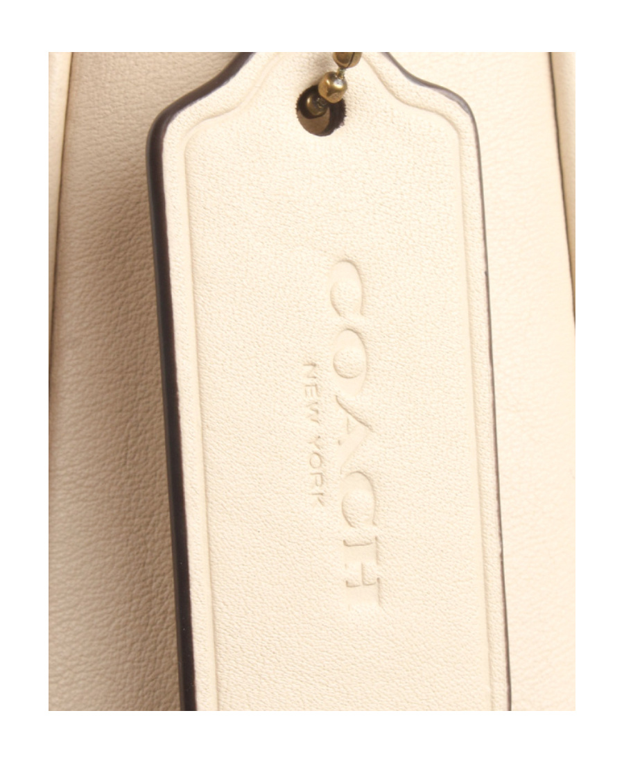 Coach Logo Shoulder Bag In Nude