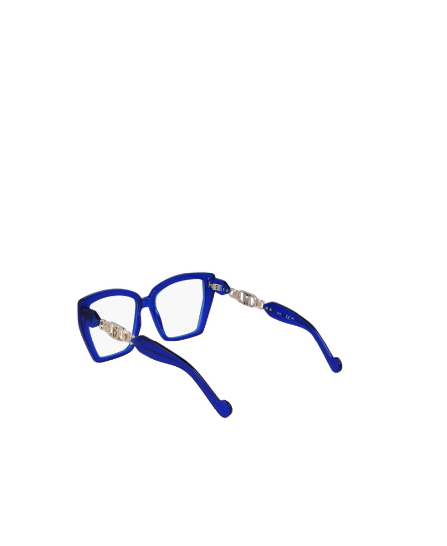 Liu •jo Logo Flat Mirror In Blue