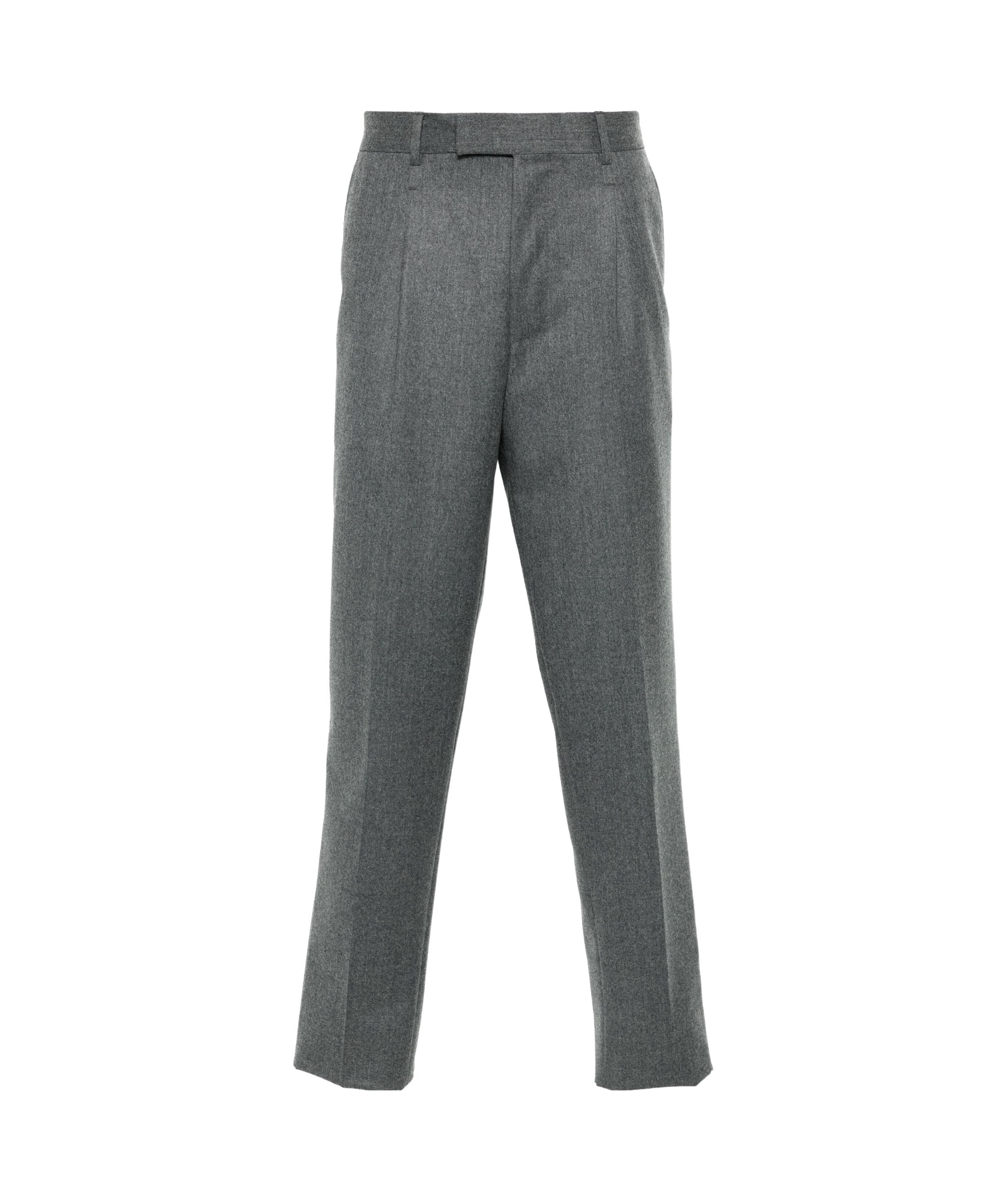 Zegna Belt-loop Casual Pants In Black