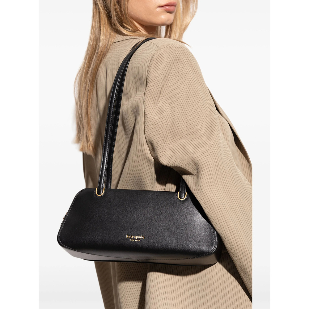 Kate Spade Leather Shoulder Bag In Black
