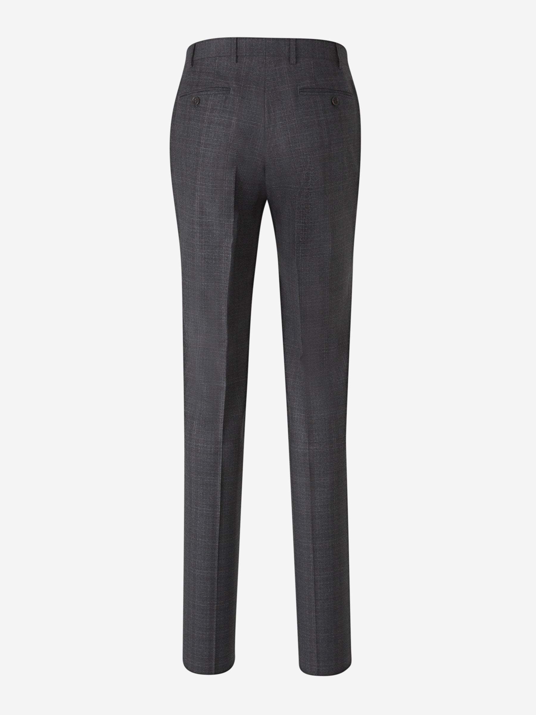 Canali Prince Of Wales Motif Suit In Black
