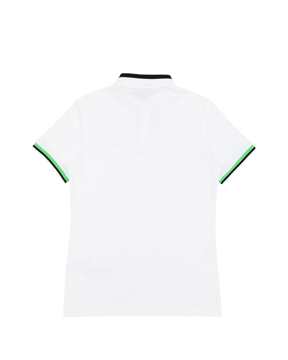 EMPORIO ARMANI STRIPED-TRIM LOGO POLO SHIRT