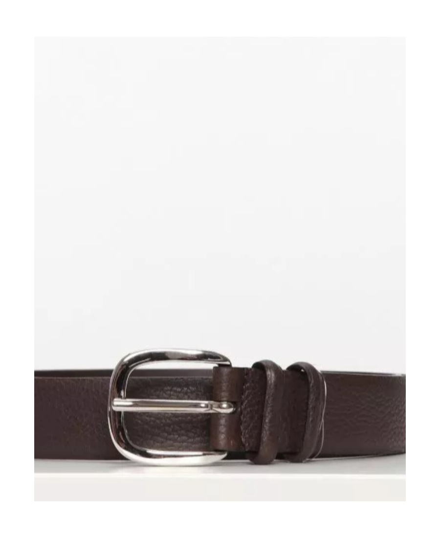 Orciani Polished Belt In Black