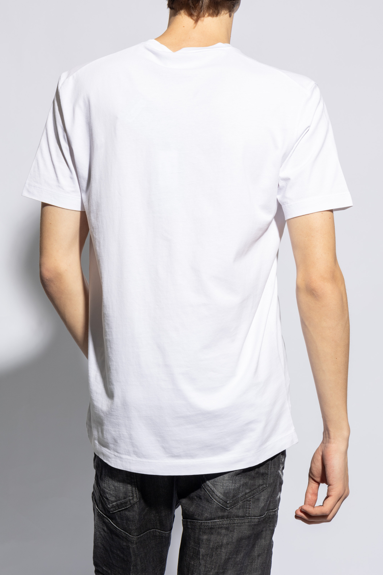 Dsquared2 Logo Printed Crewneck T-shirt In White