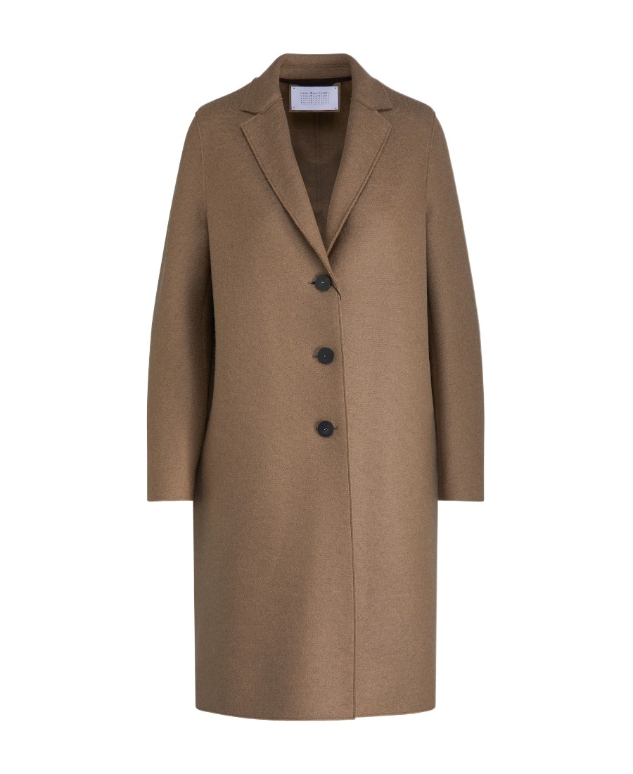 HARRIS WHARF LONDON SINGLE-BREASTED WOOL COAT