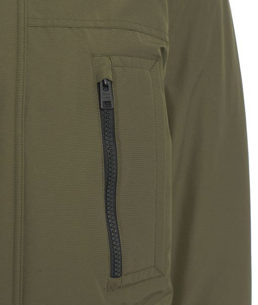 Woolrich Hooded Padded Parka In Green