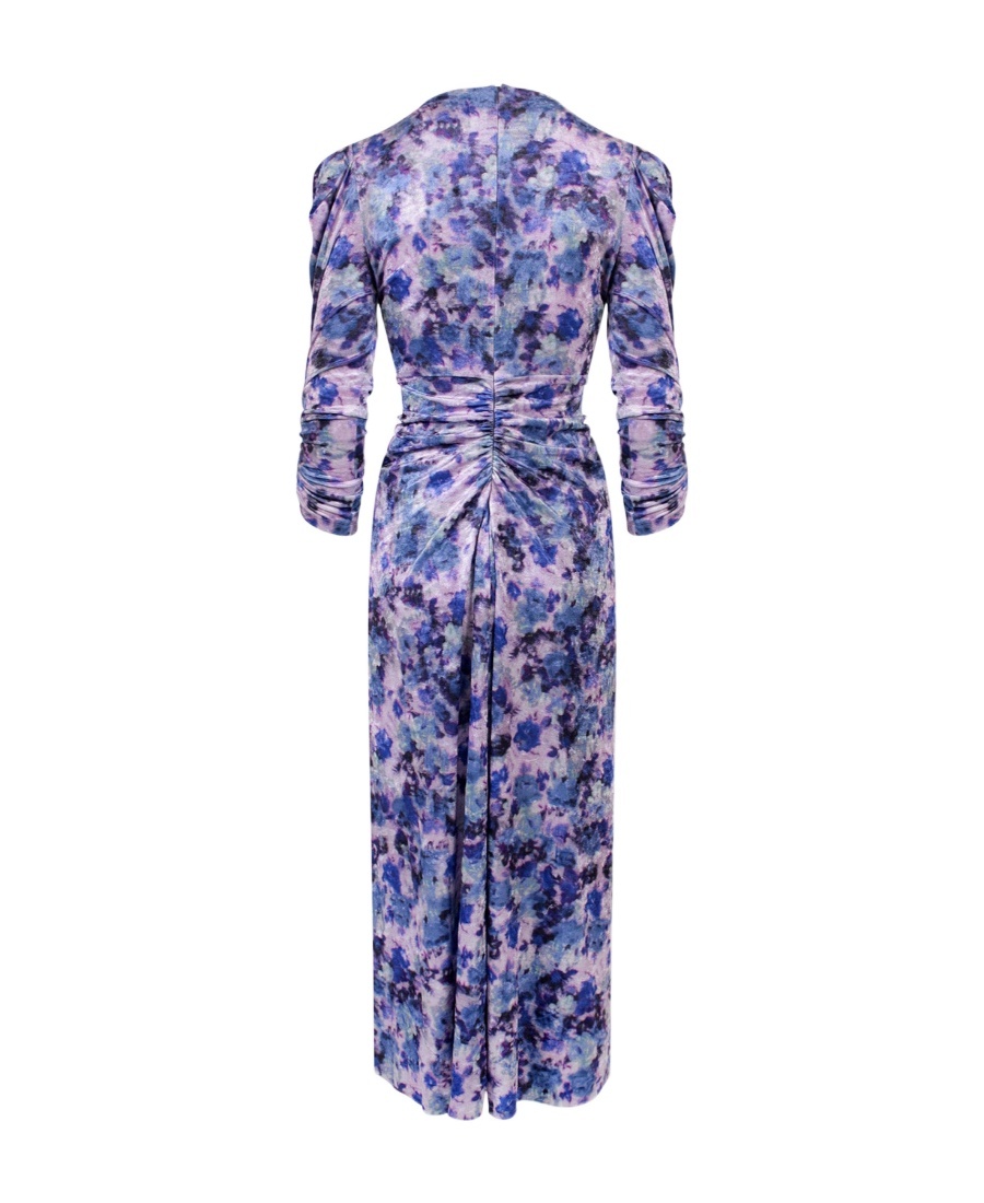 Isabel Marant Gilalbi Floral-print Dress In Purple