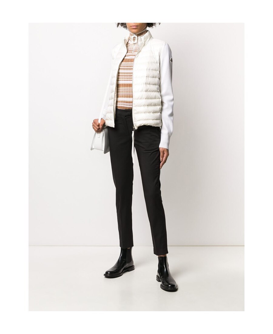 Dondup Contrast Four-pocket Slim Trousers In Black