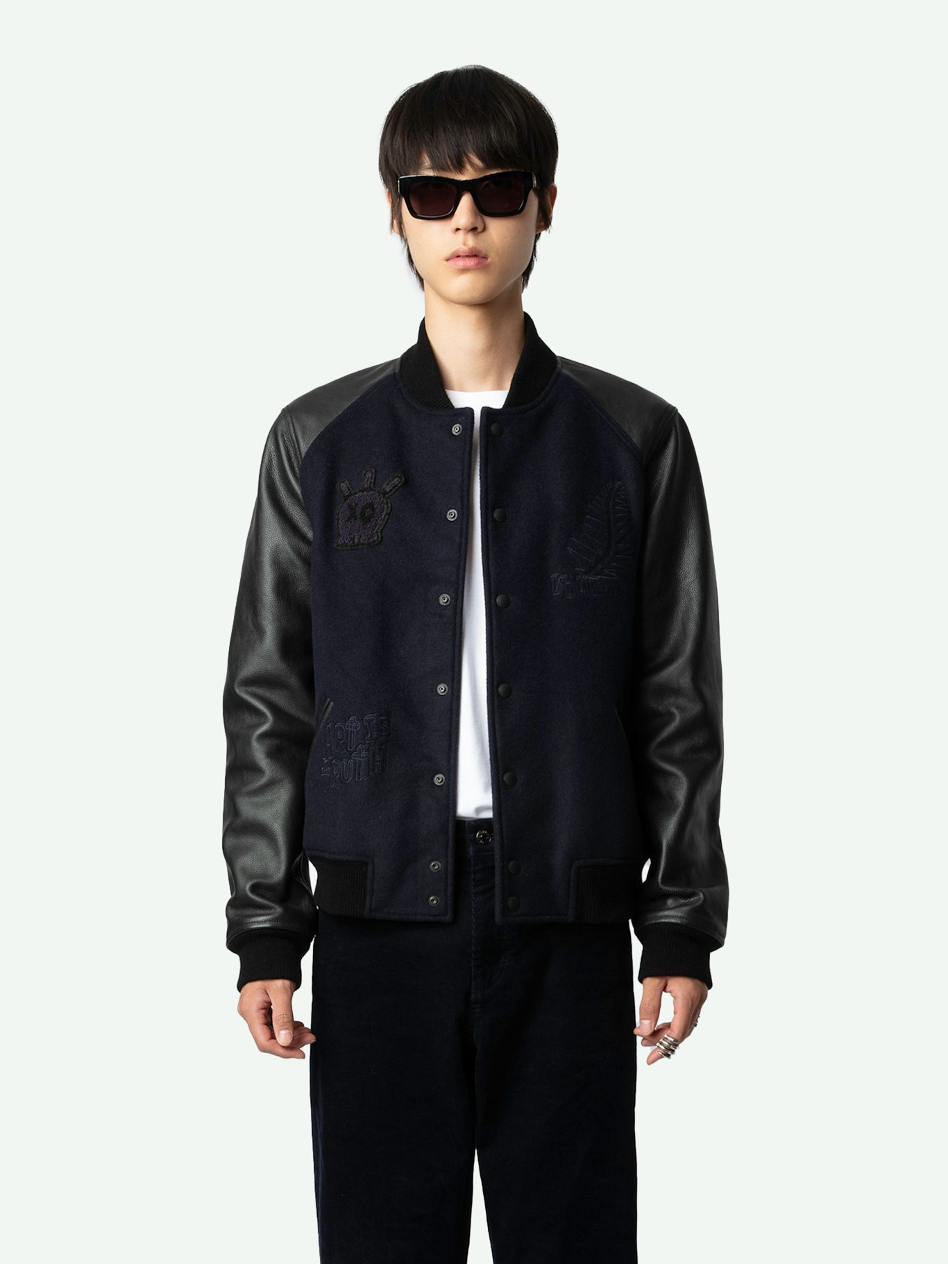 Zadig & Voltaire Birdieh Wool Bomber Jacket