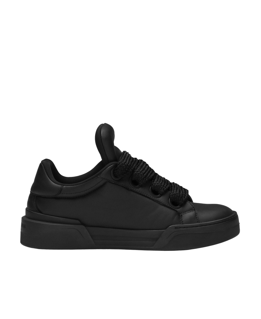 Dolce & Gabbana Snk Man Sneakers Black Size 9 Lambskin In Black