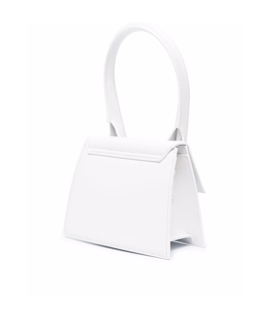 Shop Jacquemus Logo Shoulder Bag In White